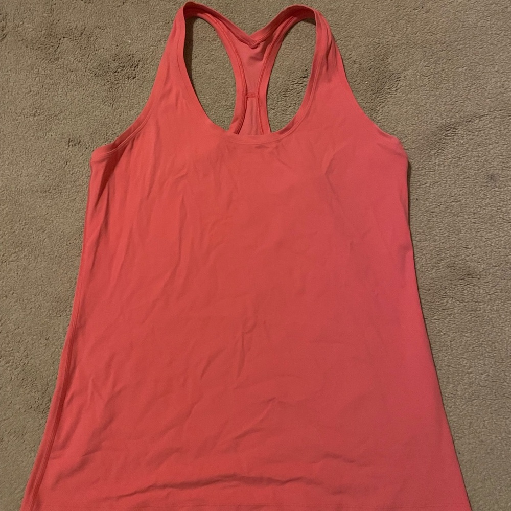 lululemon athletica Coral Racerback Performance Tank
